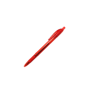 Bolígrafo retráctil de tinta roja