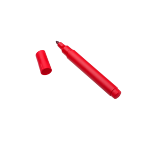 Marcador escolar rojo