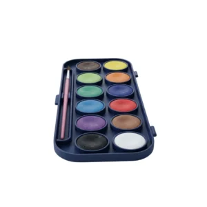 Acuarela 12 colores con pincel