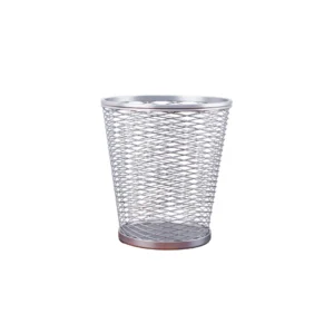 Papelera de malla metalica pequeña